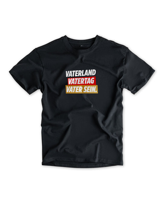 Männer T-Shirt Vatertag Sohn schwarz
