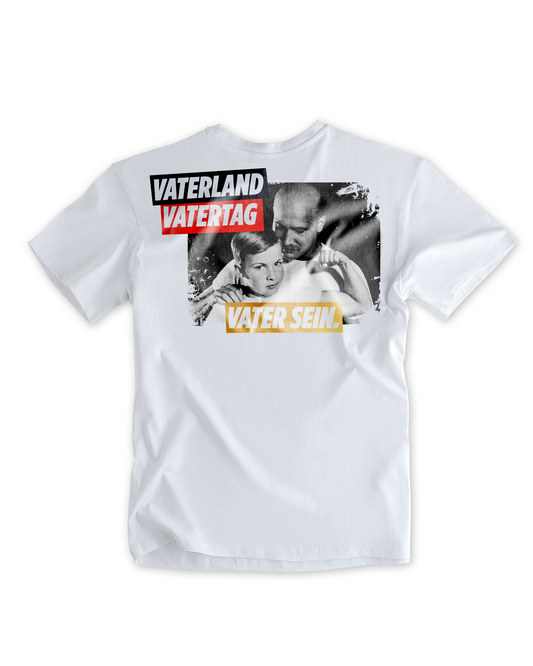 Männer T-Shirt Vatertag Sohn weiss