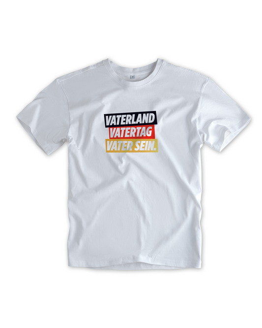 Männer T-Shirt Vatertag Sohn weiss