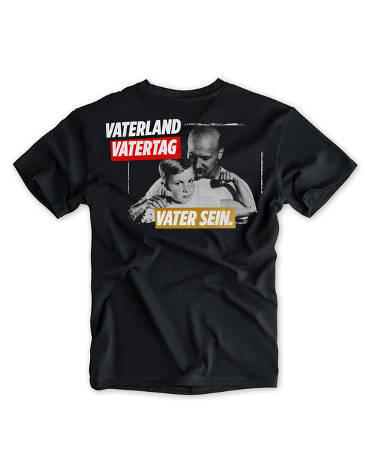 Männer T-Shirt Vatertag Sohn schwarz