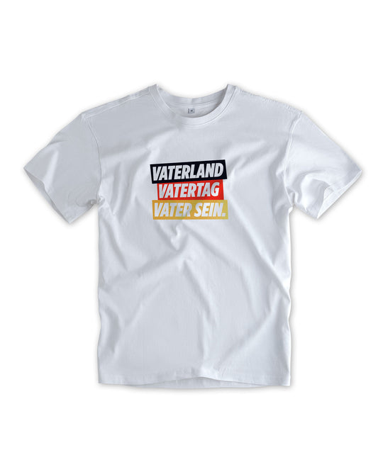 Männer T-Shirt Vatertag Tochter weiss